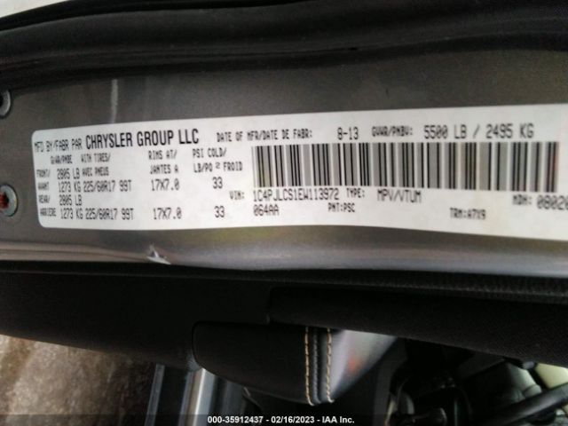 1C4PJLCS1EW113972 Jeep Cherokee North