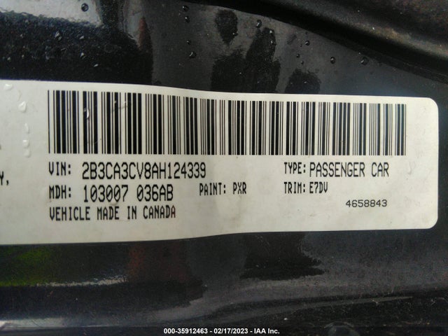 Dodge Charger Sxt 2010 2B3CA3CV8AH124339 Image 10