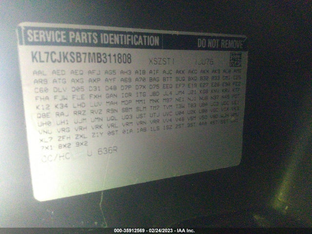 Chevrolet TRAX LS 2021 KL7CJKSB7MB311808 Image 9