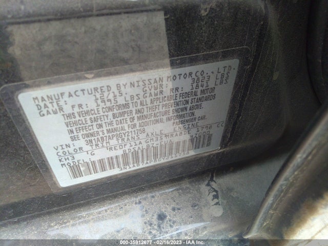Nissan SENTRA S 2016 3N1AB7AP8GY211758 Image 10