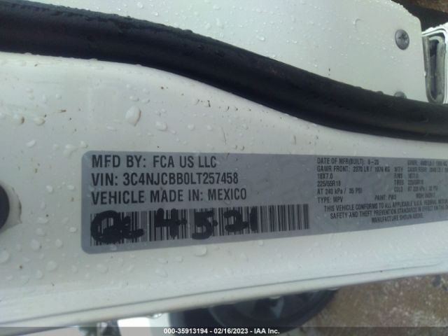 3C4NJCBB0LT257458 Jeep Compass Altitude