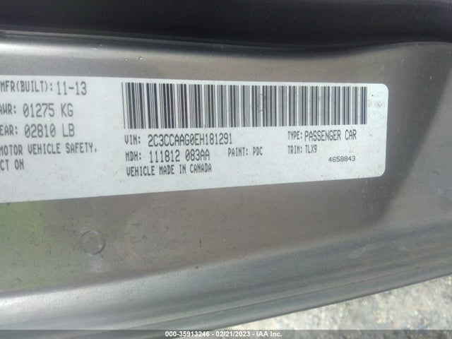 Chrysler 300 2014 2C3CCAAG0EH181291 Image 9
