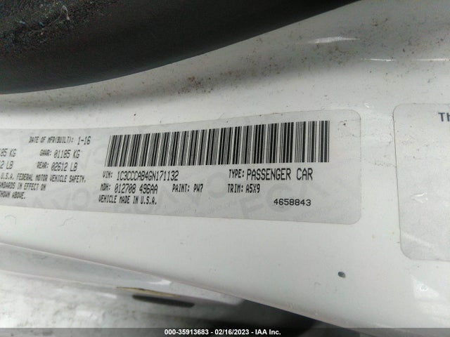 Chrysler 200 Limited 2016 1C3CCCAB4GN171132 Image 9