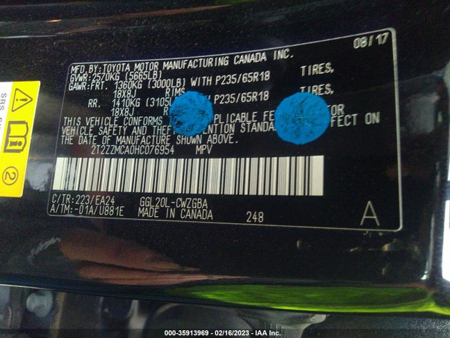 Lexus Rx Rx 350 2017 2T2ZZMCA0HC076954 Image 10