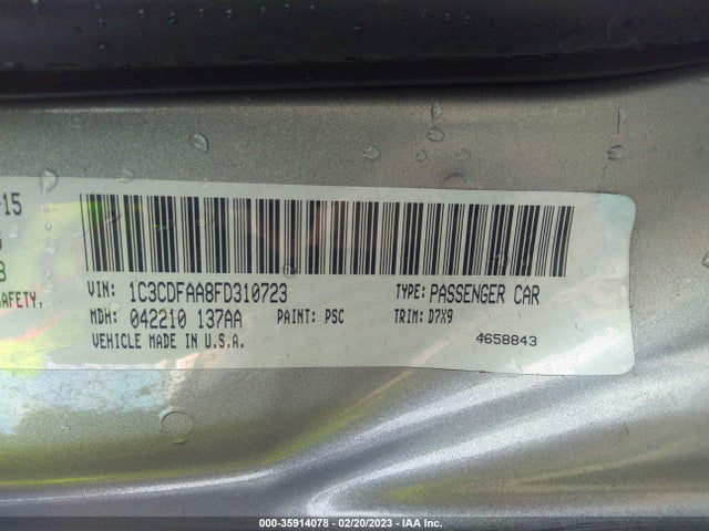 Dodge DART SE 2015 1C3CDFAA8FD310723 Image 11