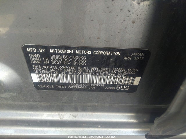 JA32U2FU7FU020538 Mitsubishi LANCER ES