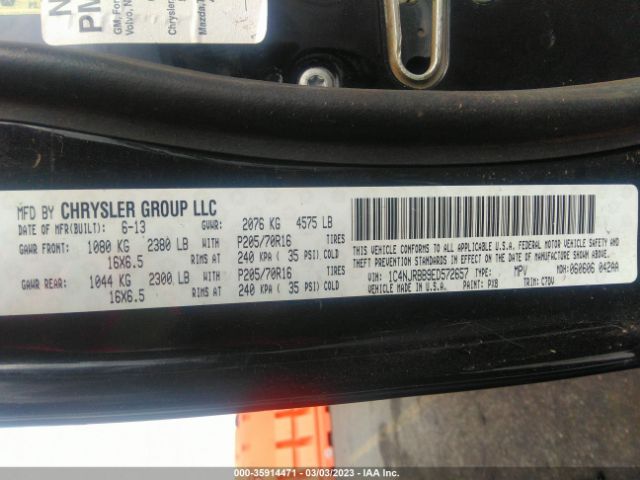 1C4NJRBB9ED572657 Jeep Patriot Sport