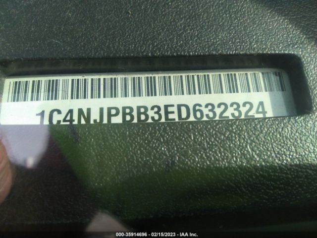 1C4NJPBB3ED632324 Jeep Patriot Sport
