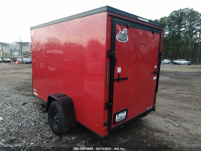 2020 COVERED WAGON UTILITY TRAILER VIN: 53FBE1016LF058074