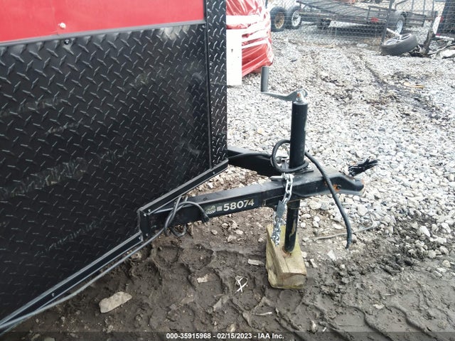 2020 COVERED WAGON UTILITY TRAILER VIN: 53FBE1016LF058074