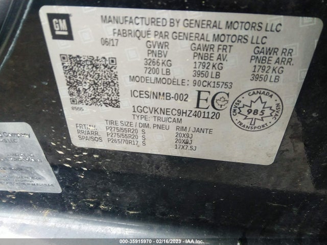 Chevrolet Silverado 1500 Work Truck/ls 2017 1GCVKNEC9HZ401120 Image 10