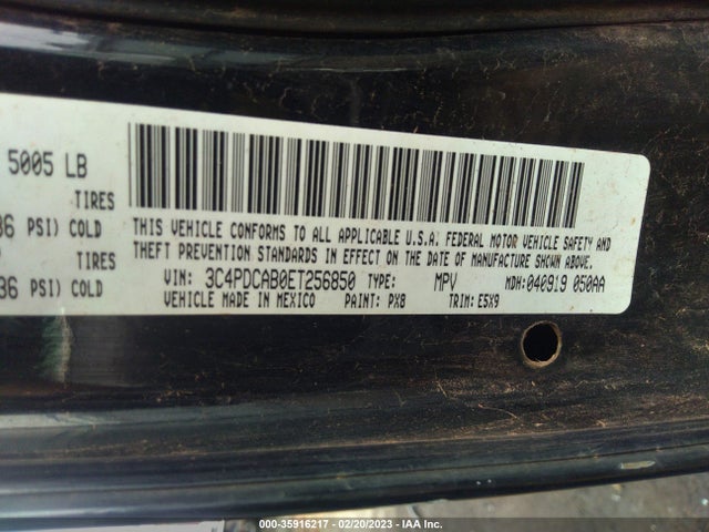Dodge Journey American Value Pkg 2014 3C4PDCAB0ET256850 Image 9