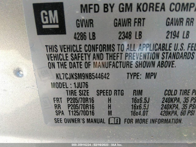 Chevrolet TRAX LS 2022 KL7CJKSM9NB544642 Image 9