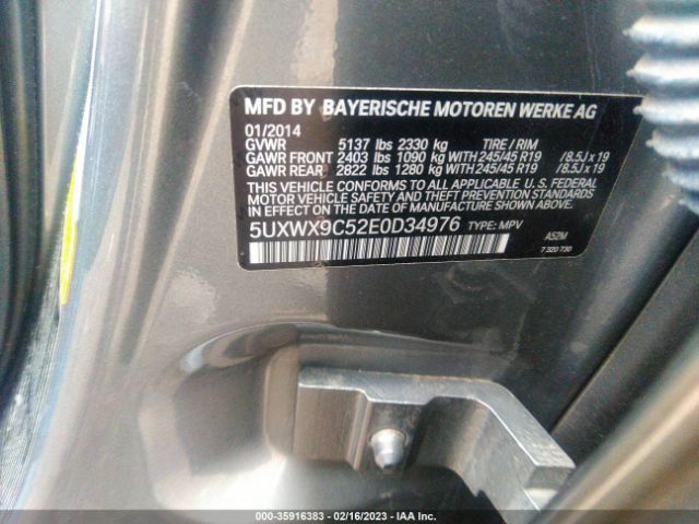 5UXWX9C52E0D34976 BMW X3 Xdrive28i