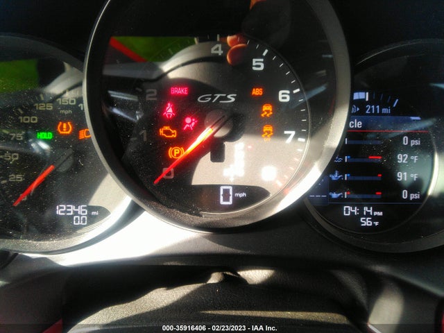 2019 Porsche 718, VIN: WP0CB2A87KS228074