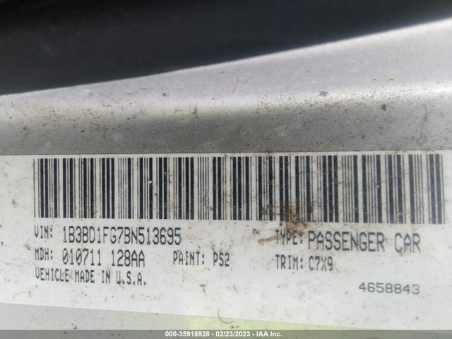 Dodge Avenger Heat 2011 1B3BD1FG7BN513695 Image 11