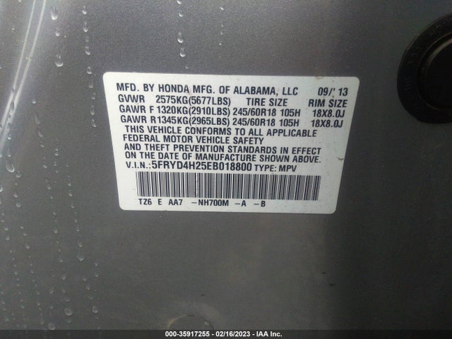 Acura MDX 2014 5FRYD4H25EB018800 Image 9