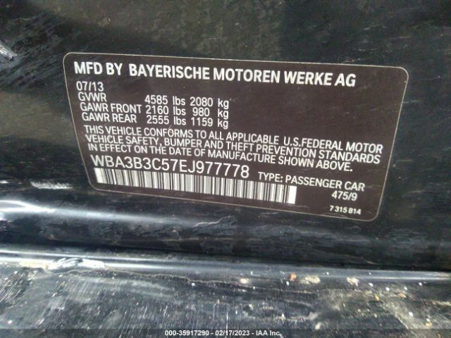 WBA3B3C57EJ977778 BMW 3 Series 328i Xdrive