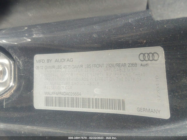 Audi A5 Premium Plus 2013 WAURFAFR4DA026664 Image 9