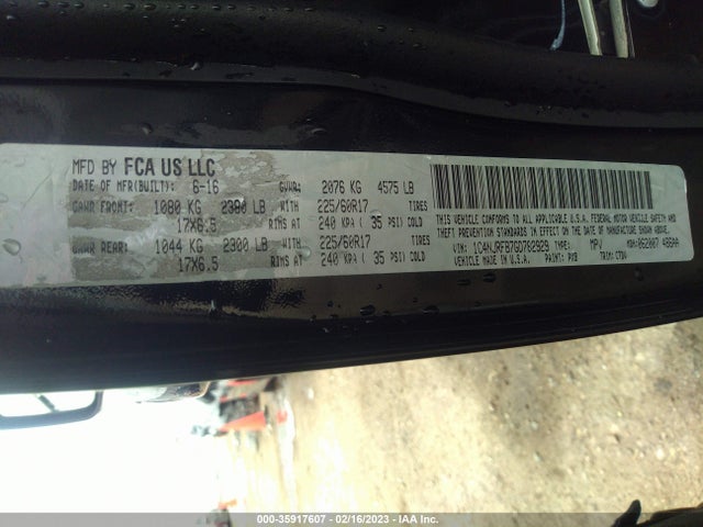 Jeep Patriot Latitude 2016 1C4NJRFB7GD782929 Image 9