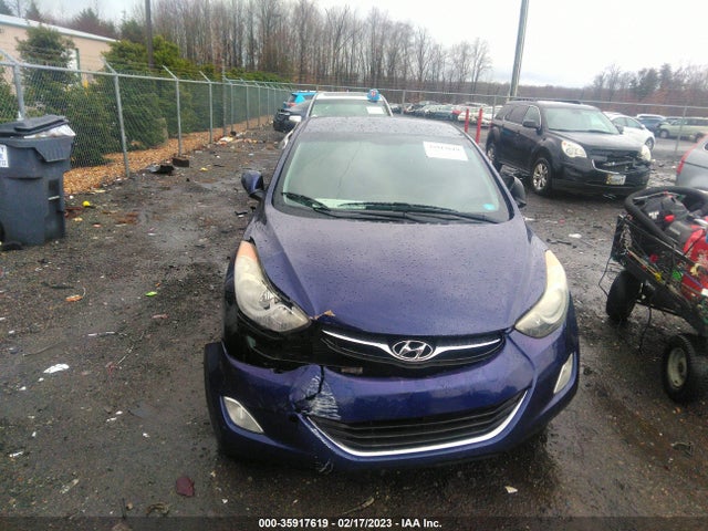 2013 HYUNDAI ELANTRA GLS VIN: 5NPDH4AE6DH179858