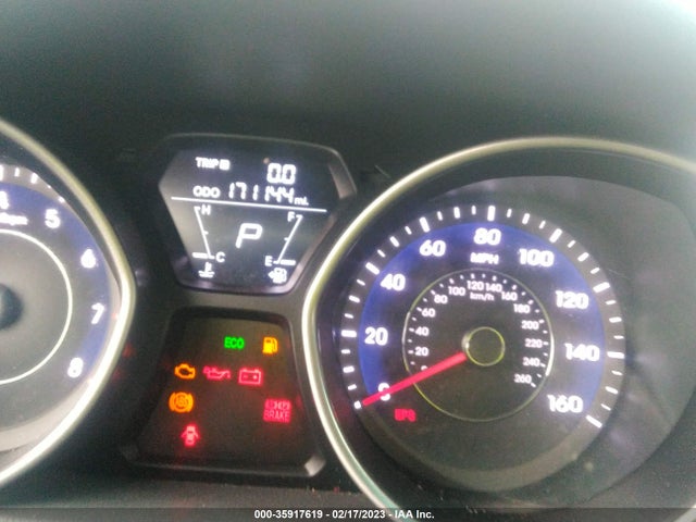 2013 HYUNDAI ELANTRA GLS VIN: 5NPDH4AE6DH179858