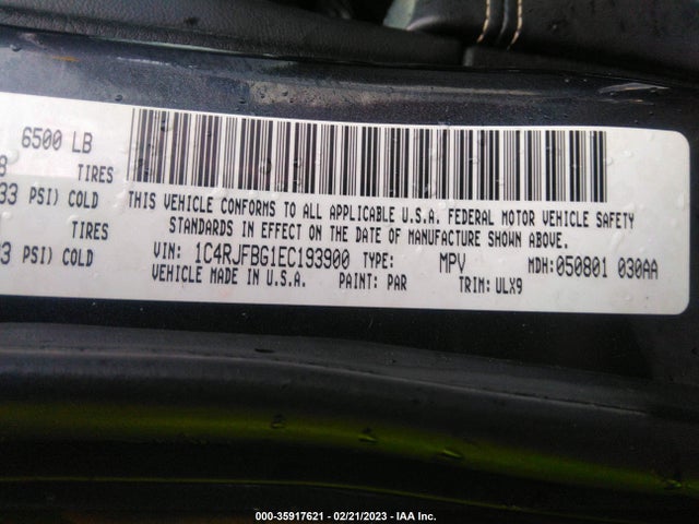 Jeep Grand Cherokee 2014 1C4RJFBG1EC193900 Image 9