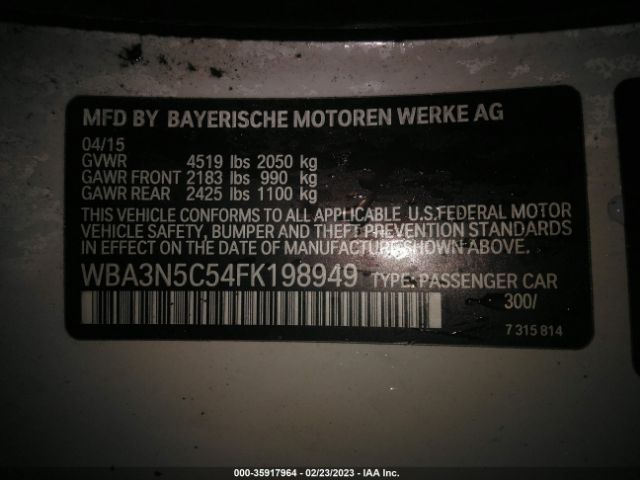 WBA3N5C54FK198949 BMW 4 Series 428i Xdrive