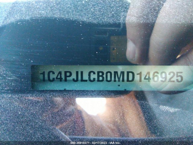 1C4PJLCB0MD146925 Jeep Cherokee Latitude
