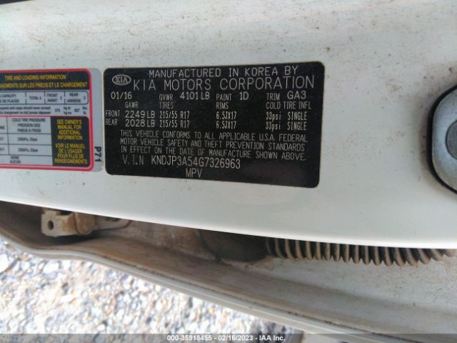 KNDJP3A54G7326963 KIA SOUL +