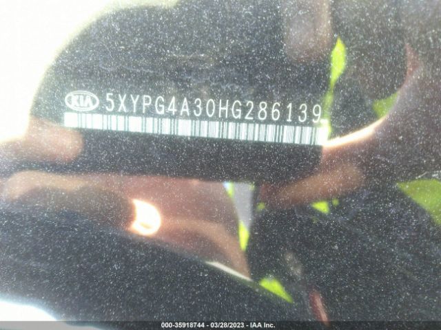 5XYPG4A30HG286139 KIA SORENTO LX