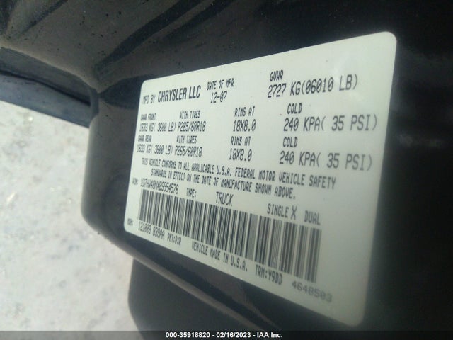 Dodge DAKOTA SLT 2008 1D7HW48NX8S554578 Image 10