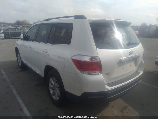 2013 TOYOTA HIGHLANDER VIN: 5TDZK3EH5DS112992