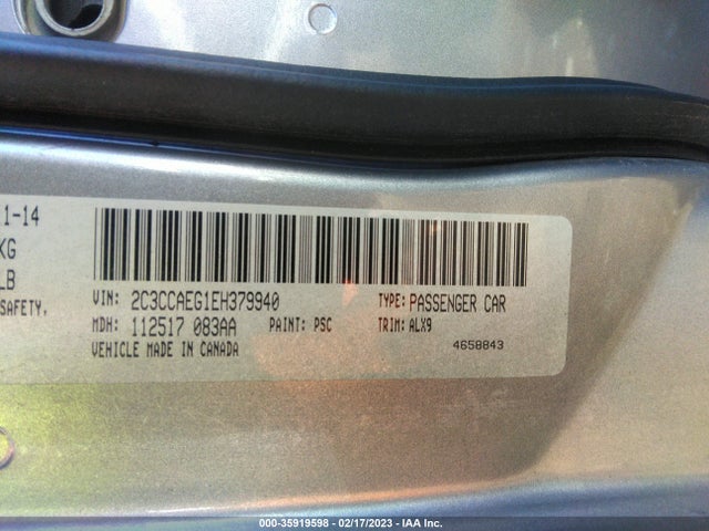 2C3CCAEG1EH379940 Chrysler 300 300c