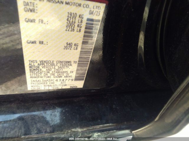 1N4AL3AP2FC434779 Nissan ALTIMA 2.5
