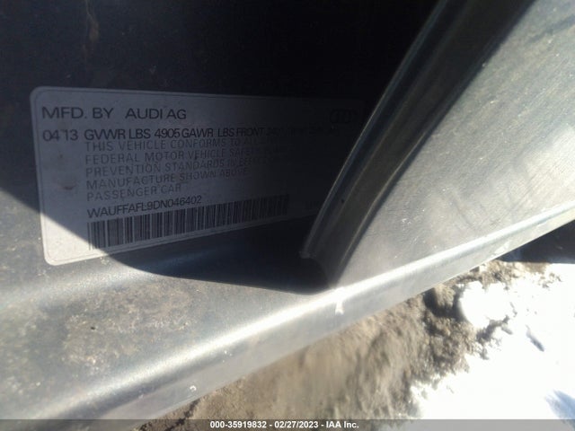 WAUFFAFL9DN046402 Audi A4 Premium Plus