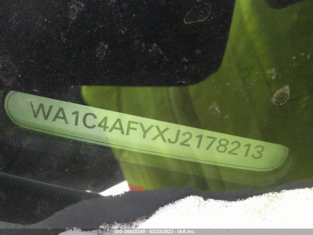 WA1C4AFYXJ2178213 Audi Sq5 Prestige