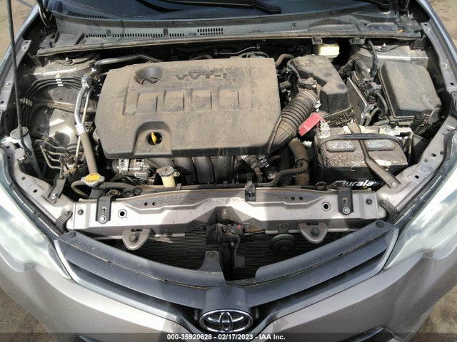 2016 TOYOTA COROLLA L/LE/S/S PLUS/LE PLUS VIN: 2T1BURHE1GC549353