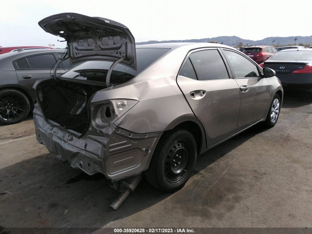 2016 TOYOTA COROLLA L/LE/S/S PLUS/LE PLUS VIN: 2T1BURHE1GC549353