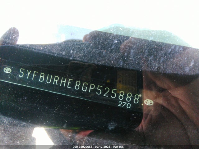 Toyota Corolla L/le/s/s Plus/le Plus 2016 5YFBURHE8GP525888 Image 9