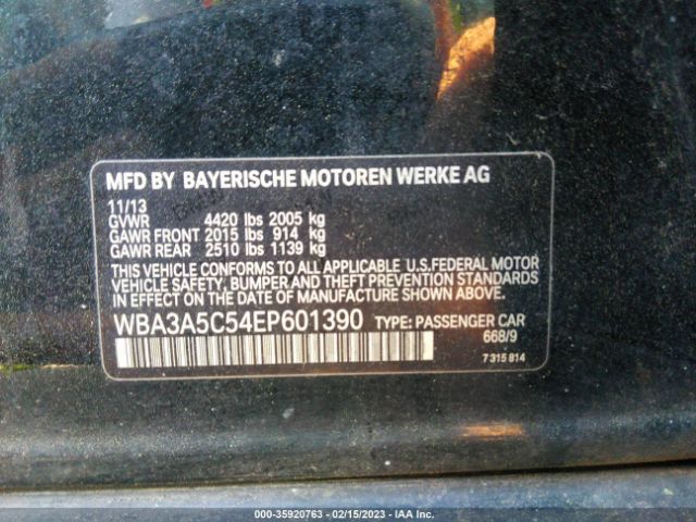 WBA3A5C54EP601390 BMW 3 Series 328i