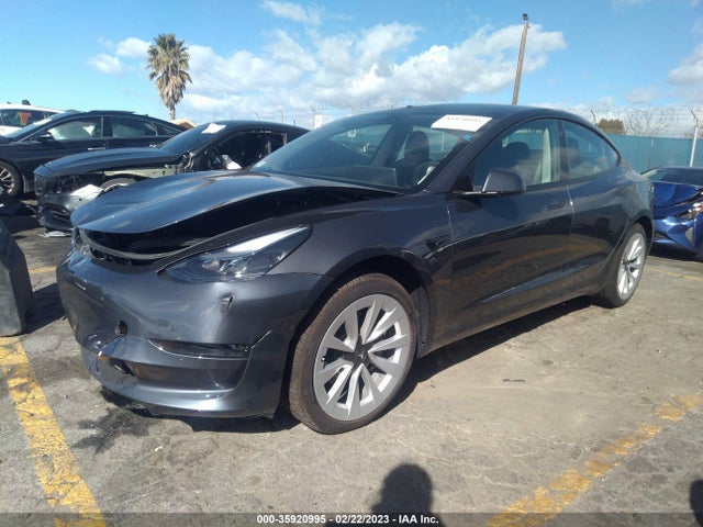 Tesla Model 3 Long Range 2022 5YJ3E1EB9NF233902 Image 2
