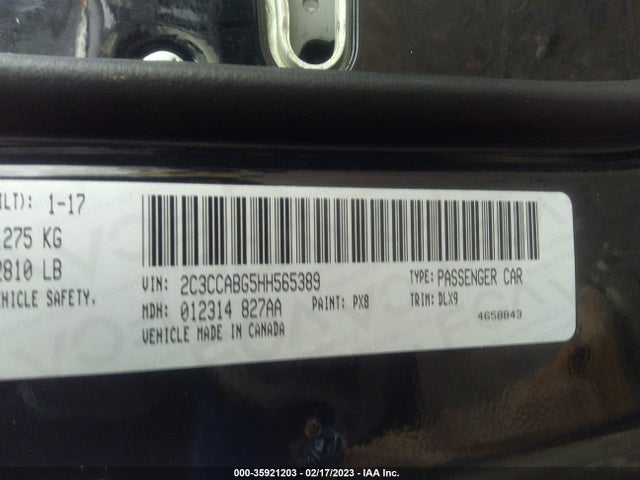 Chrysler 300 300s 2017 2C3CCABG5HH565389 Image 9