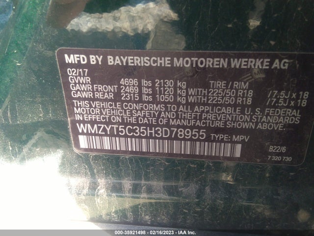 2017 Mini Countryman, VIN: WMZYT5C35H3D78955