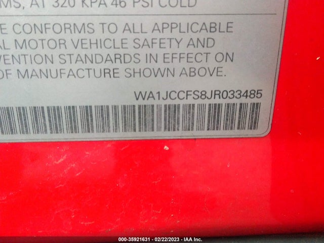 WA1JCCFS8JR033485 Audi Q3 Premium Plus