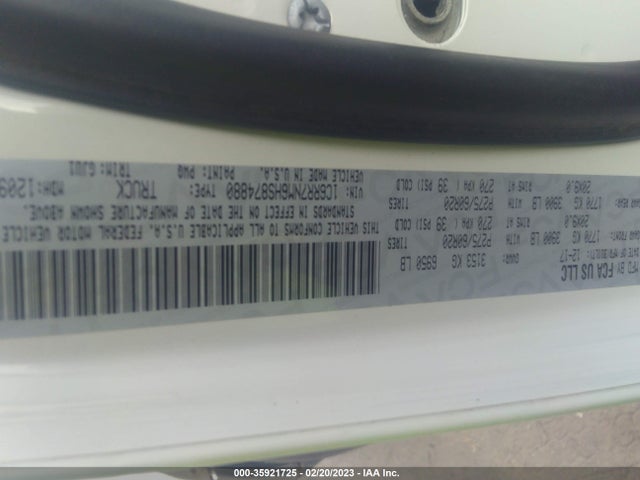 1C6RR7NM6HS874880 RAM 1500 Laramie