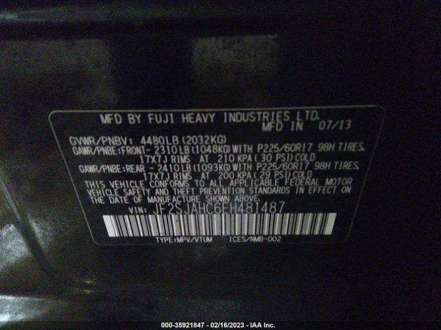 JF2SJAHC6EH481487 Subaru Forester 2.5i Limited