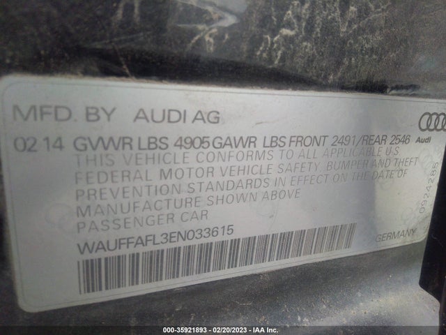 Audi A4 Premium Plus 2014 WAUFFAFL3EN033615 Image 9