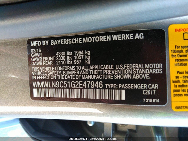 2016 Mini Clubman, VIN: WMWLN9C51G2E47946