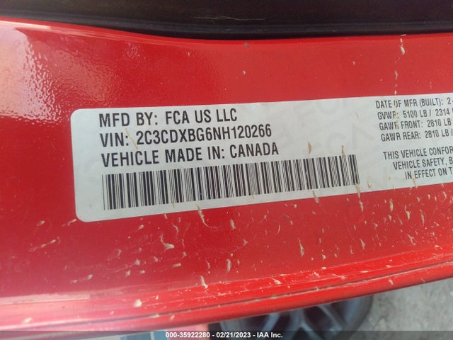 Dodge Charger Sxt 2022 2C3CDXBG6NH120266 Image 9